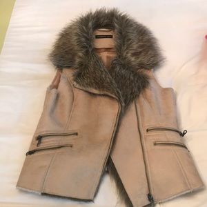 Faux-fur vest